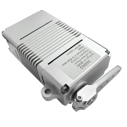 360kg High-Torque Brushless Servo Motor Stainless Steel Gears, Aluminum Alloy Case 380HV IP56 Waterproof Servo for RC Aircraft, Drones, Cars,Boats