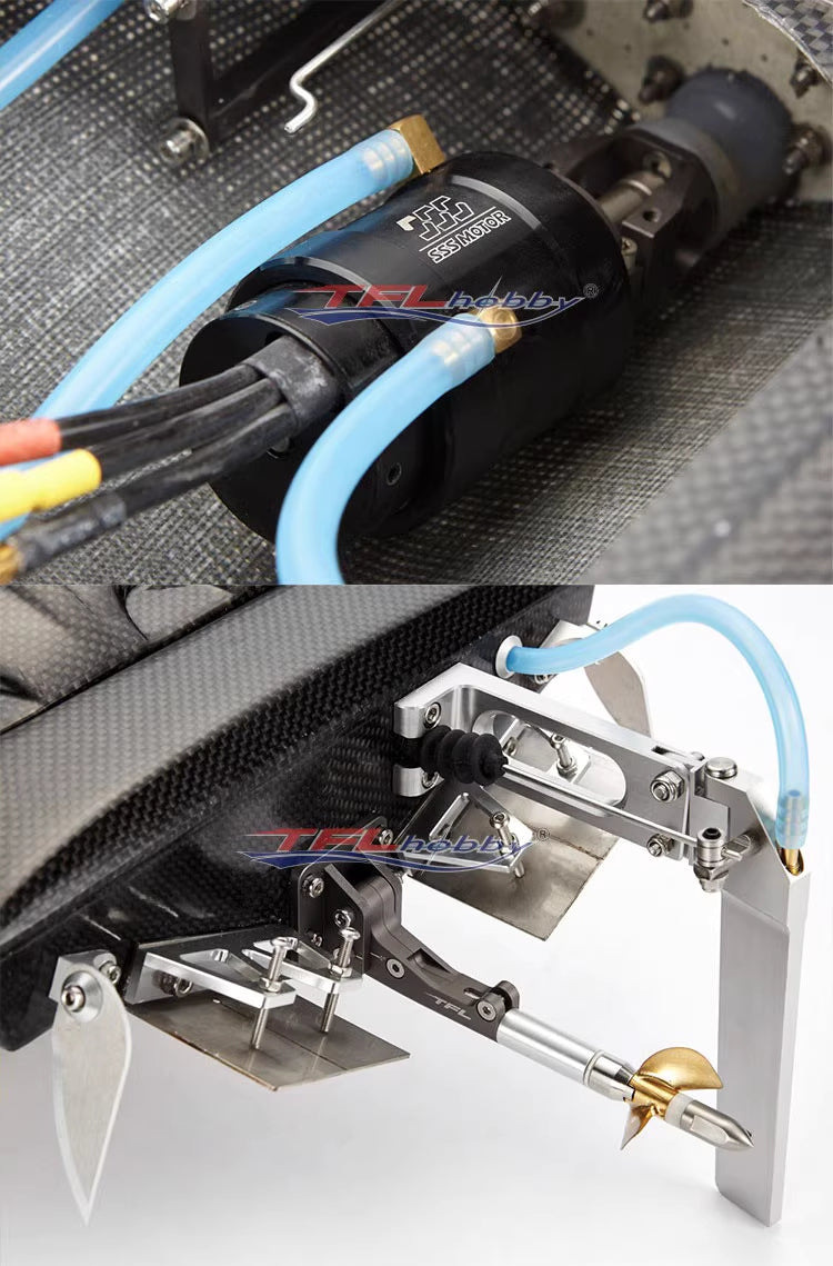 TFL Boat Parts 4.76mm Integrated Drive System 2-in-1 shaft for RC Model O Boat