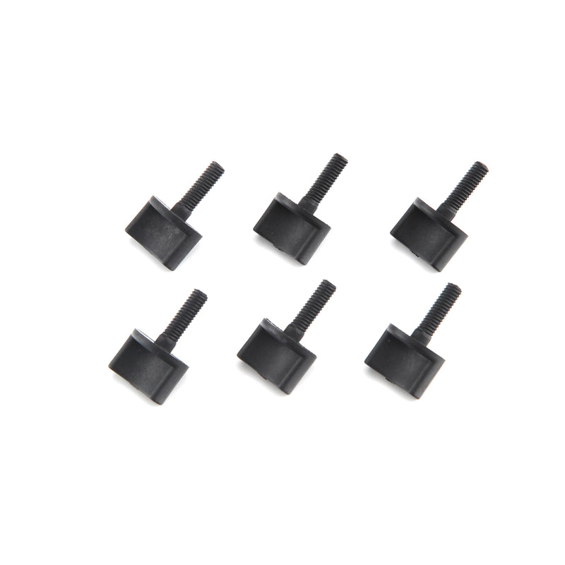 Hand screw black Nominal diameter 4mm hand-twistable