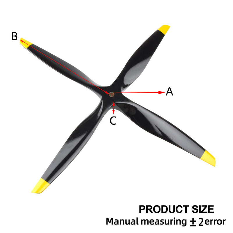 11*6inch propeller four-blade,for RC airplanes positive propeller