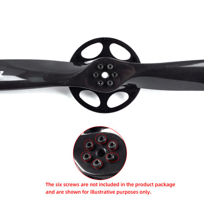 28x10in Carbon fiber Propeller CW with 5in Spinner for DLE120/DLE130/GP123/DA120