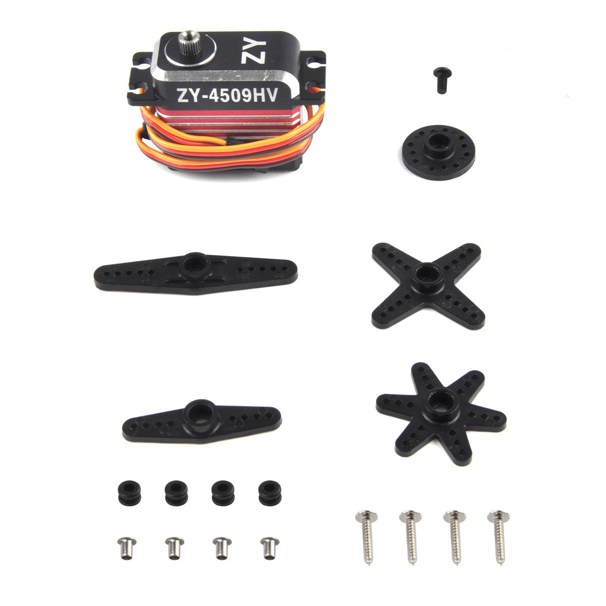 ZYHOBBY Servo 210° Limit angle ZY-4509HV 45KG High Voltage Brushless Digital Servo High Torque Metal Casing