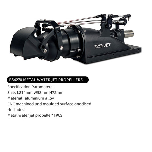 Metal Water Jet Propellers Jet Pump Water Jet Drive Boat Remote Control Ship Model Modification