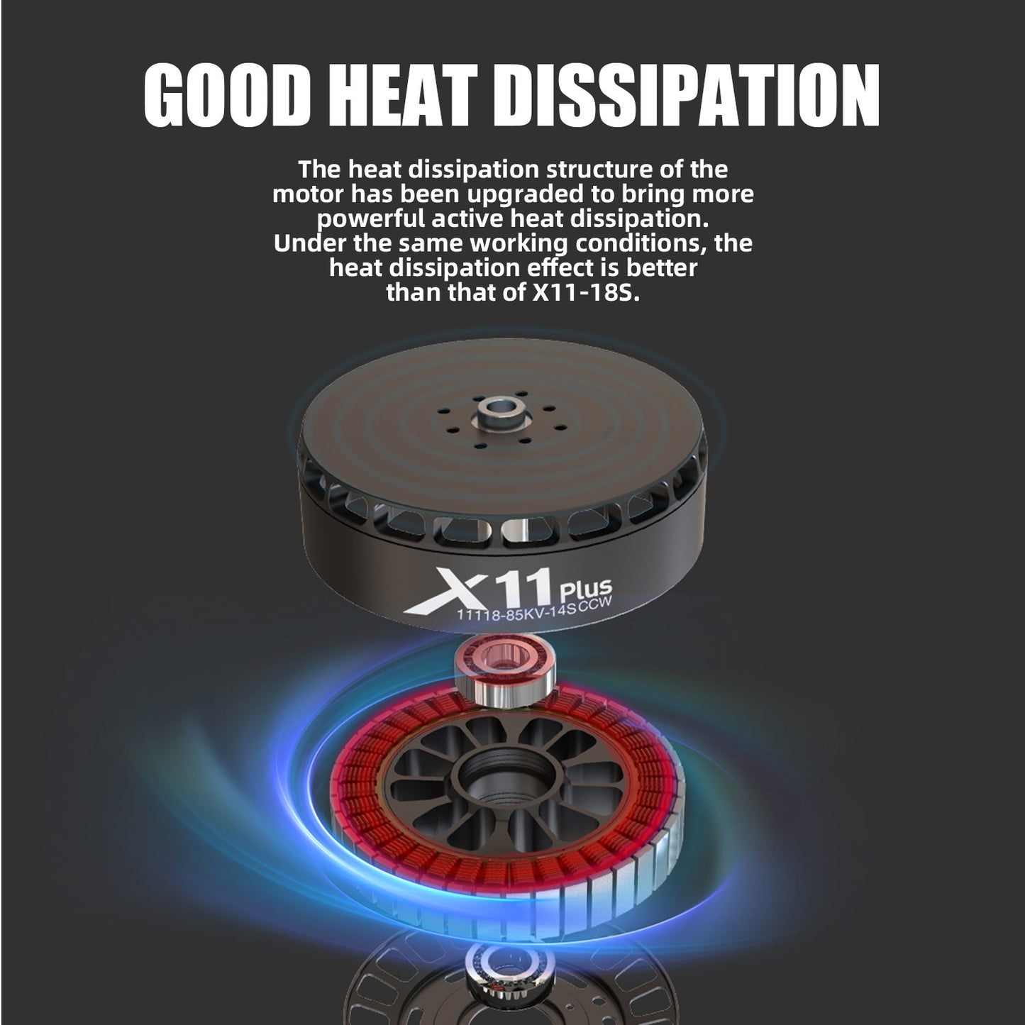 4PCS X11 Plus Power System 37KG Thrust 85KV Motor+ESC+Prop For Agriculture Drone