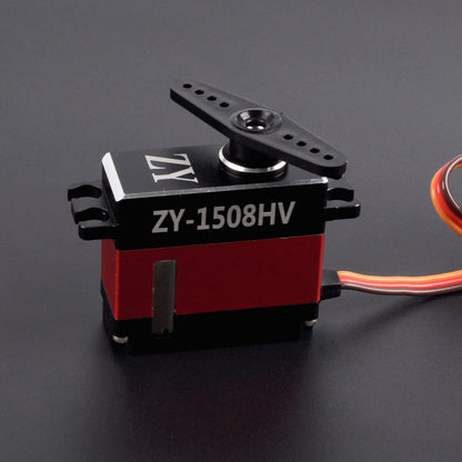ZYHOBBY Digital Servo ZY-1508HV 12KG High Pressure Digital Servo Dual Ball Bearing Medium Servo for RC Model