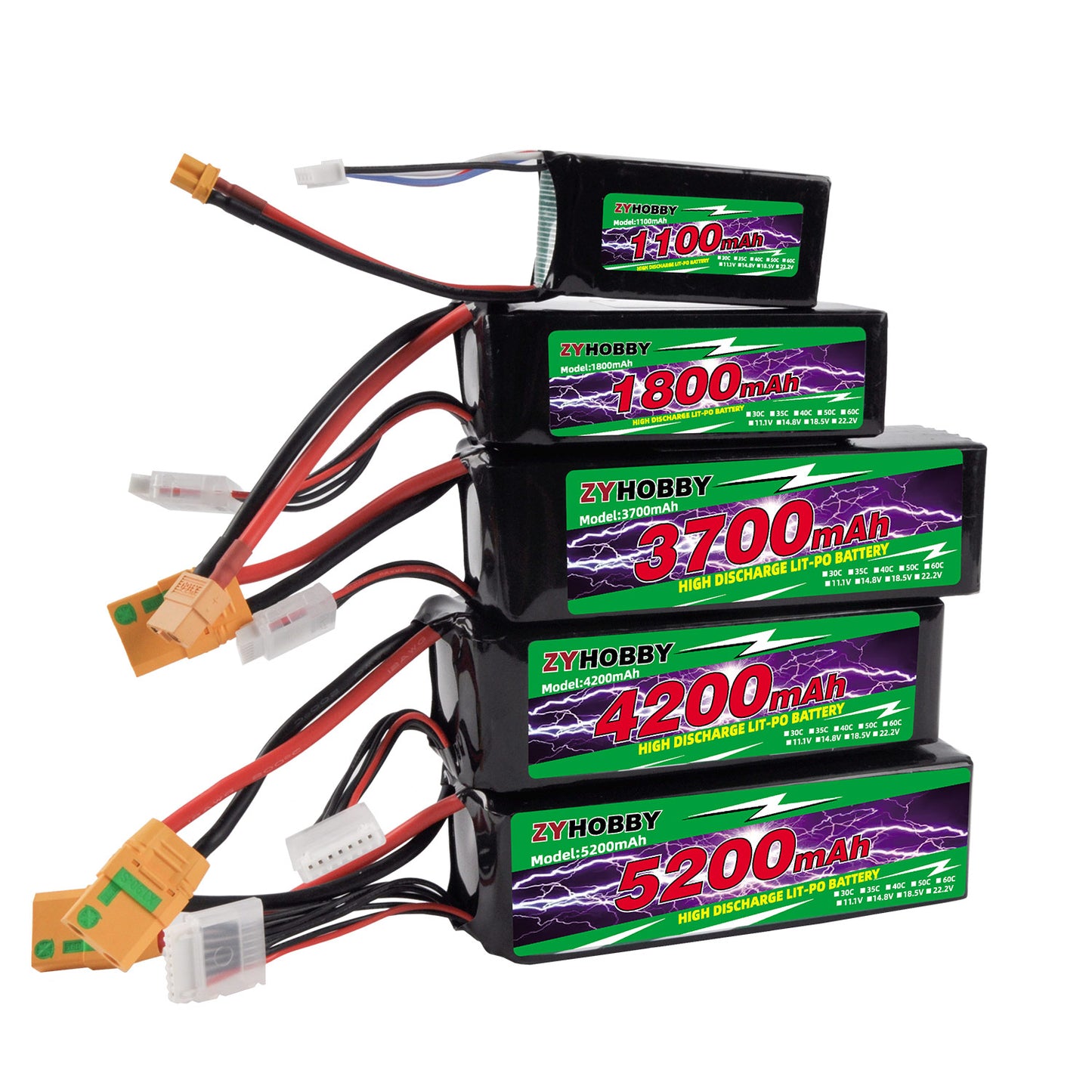 RC Model Battery 3S/6S Li-ion Batteries for Model Aircraft Helicopters