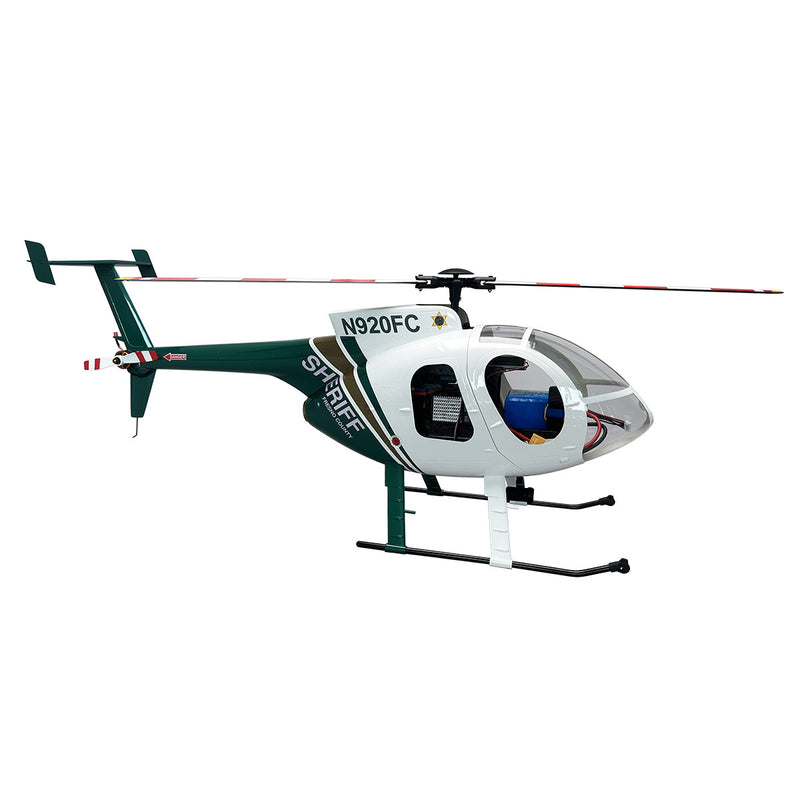 Roban 470size MD-500E Bird Helicopter RC Helicopter GPS Mode X2 Flight Control System LED Lighting System RTF Version