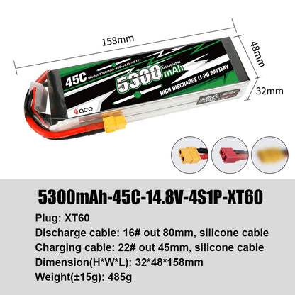 Grepow Lithium Polymer Battery ACE RC Aircraft Higher Capacity for ACE RC Aircraft