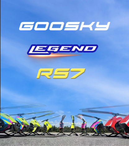 RC Helicopter GOOSKY RS7 (Kit Version, Blades Not Included) – The New Benchmark in 700-Class 3D Helicopters
