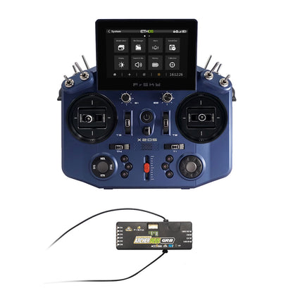 NOBRIM RC Transmitter Controller Tandem X20S Transmitter, and Receiver 2.4GHz Access Points for Remote Control Model Airplanes (Black Remote Control)