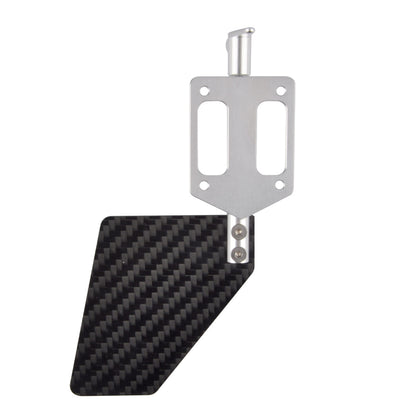 Steering Rudder 6061 Aluminum Alloy + Carbon Fiber Plate Rudder Suitable for Water Rafting Aircraft