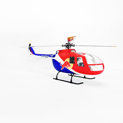 Roban 450size BO-105 Red Bull Helicopter RC Helicopter GPS Mode X2 Flight Control System RTF Version