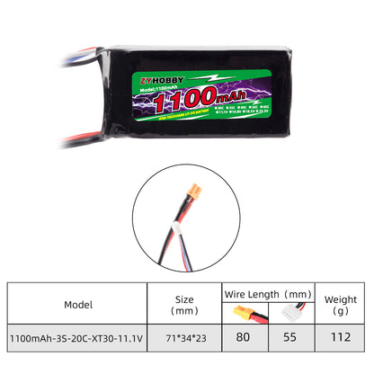 RC Model Battery 3S/6S Li-ion Batteries for Model Aircraft Helicopters
