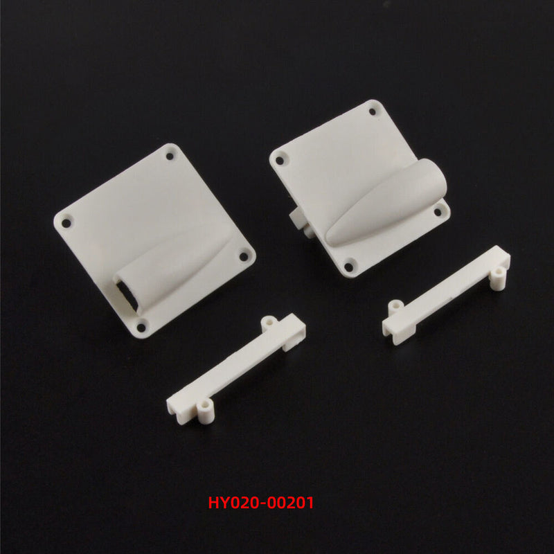 1 Pair White Plastic Servo Covering Plate Cover Board For RC Fixed Wing Airplane