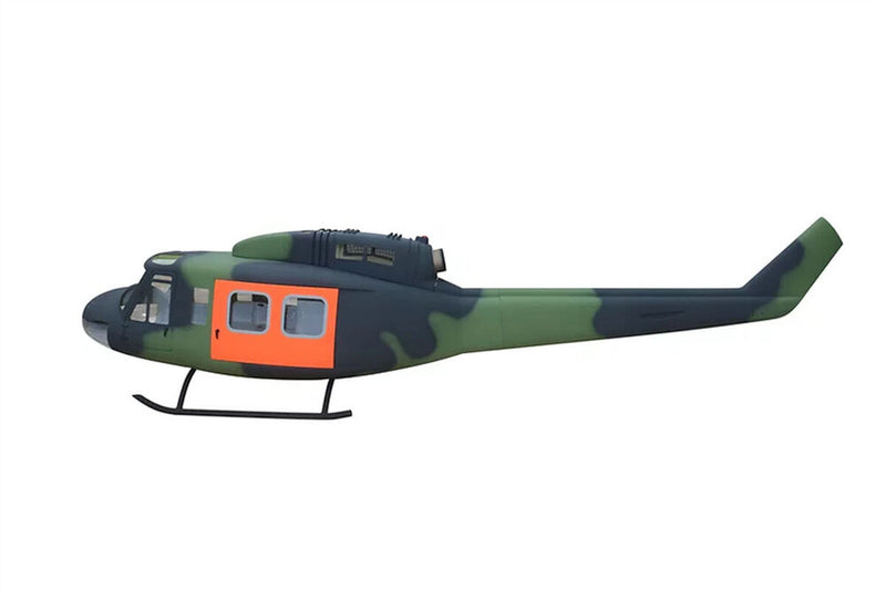 800 ARF SAR UH-1D RC Helicopter Fuselage 800 Size UH1D SM2.0 German Army Kit