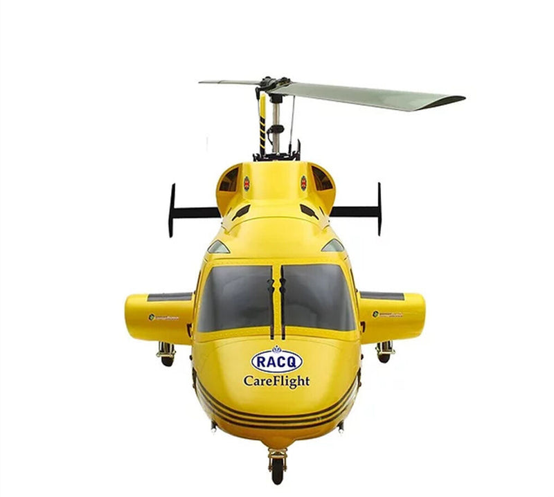 Yellow Black ARF 800 B 222 Nursing Flight RC Helicopter Fuselage Bell222 V2 Kit