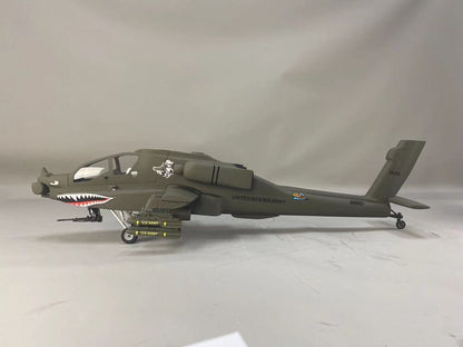 500 Military Drab AH-64 RC Helicopter Fuselage 500 Size Green Painting Apache