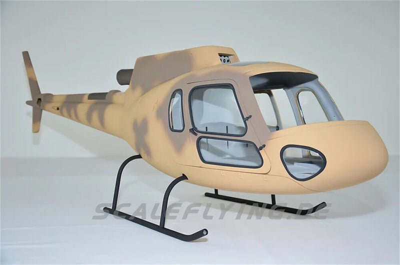 700 AS-350 Desert Camouflage RC Helicopter Fuselage 700 Size V2 Version RC Model Gift