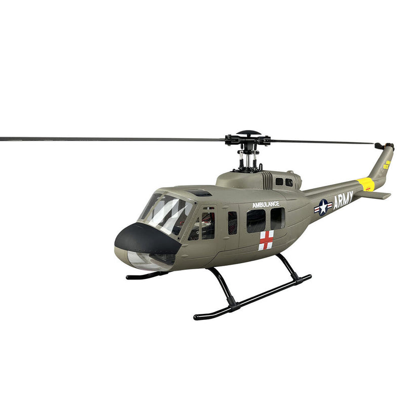 470 Size UH-1D Army RTF Remote Control Helicopter X1 Helicopter Intelligent Control System