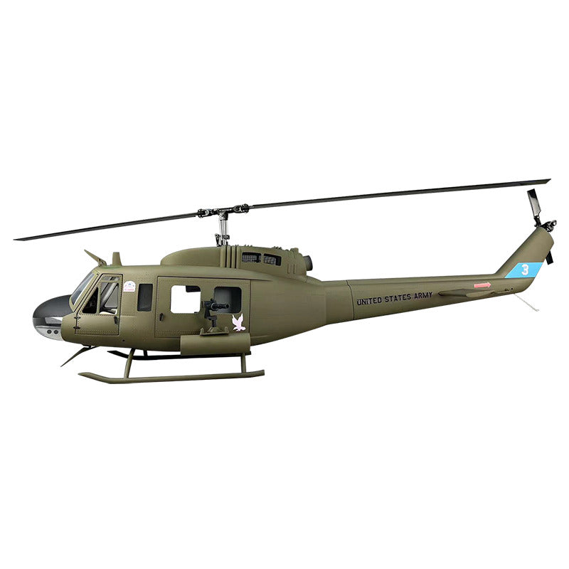 800 UH-1D Army ARF RC Helicopter Fuselage 800 Size UH1D SM2.0 Military Kit