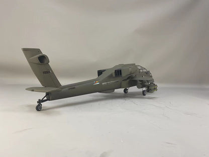 500 Military Drab AH-64 RC Helicopter Fuselage 500 Size Green Painting Apache