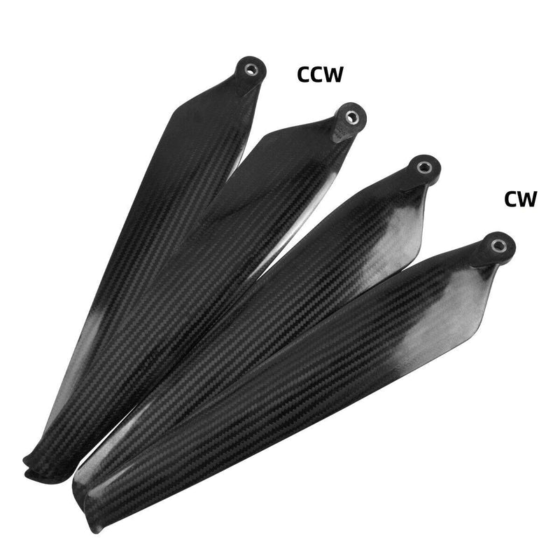 1 pair of carbon folding paddles fits Hobbywing X8/X8plus/X9/X9Max/X11 power systems