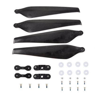 1 pair of carbon folding paddles fits Hobbywing X8/X8plus/X9/X9Max/X11 power systems