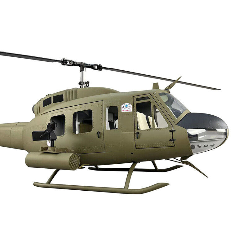 800 UH-1D Army ARF RC Helicopter Fuselage 800 Size UH1D SM2.0 Military Kit