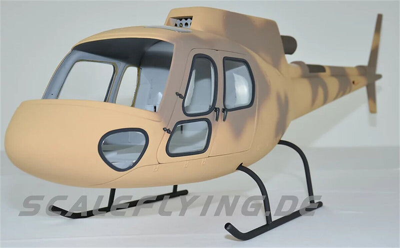 700 AS-350 Desert Camouflage RC Helicopter Fuselage 700 Size V2 Version RC Model Gift