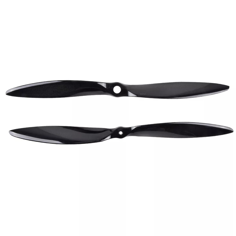 1 Pair of 20*20 and 22*22 Carbon Fiber 2-Blade Propellers CW CCW for F3A RC Models