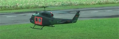 800 ARF SAR UH-1D RC Helicopter Fuselage 800 Size UH1D SM2.0 German Army Kit