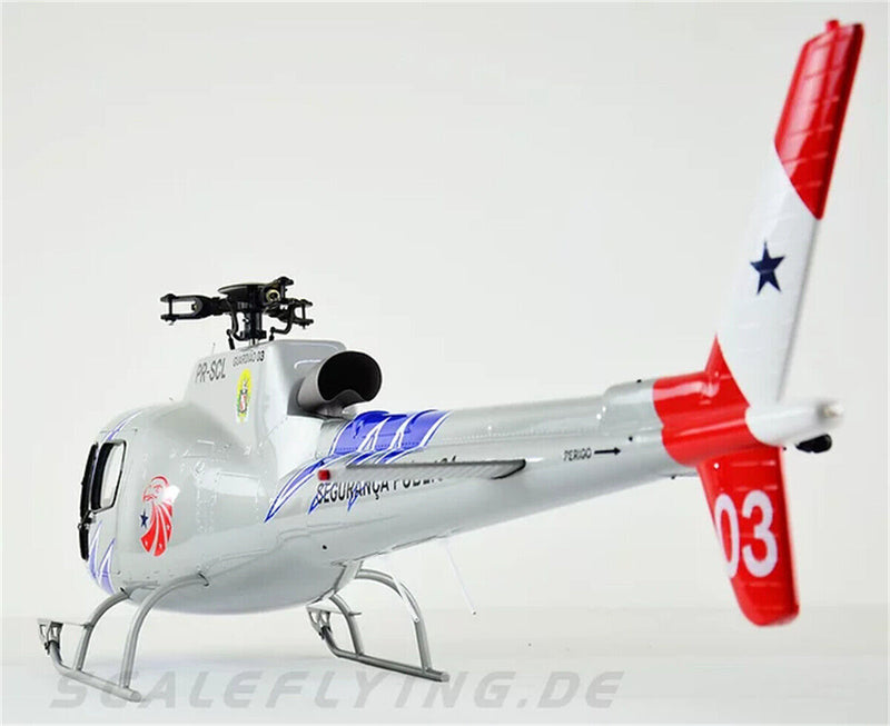 700 Yard AS350 RC Helicopter Fuselage 700 Brazil V2 Version with Mechanical Model