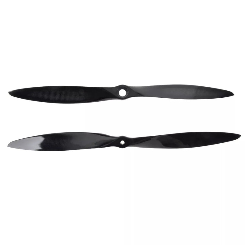 1 Pair of 20*20 and 22*22 Carbon Fiber 2-Blade Propellers CW CCW for F3A RC Models