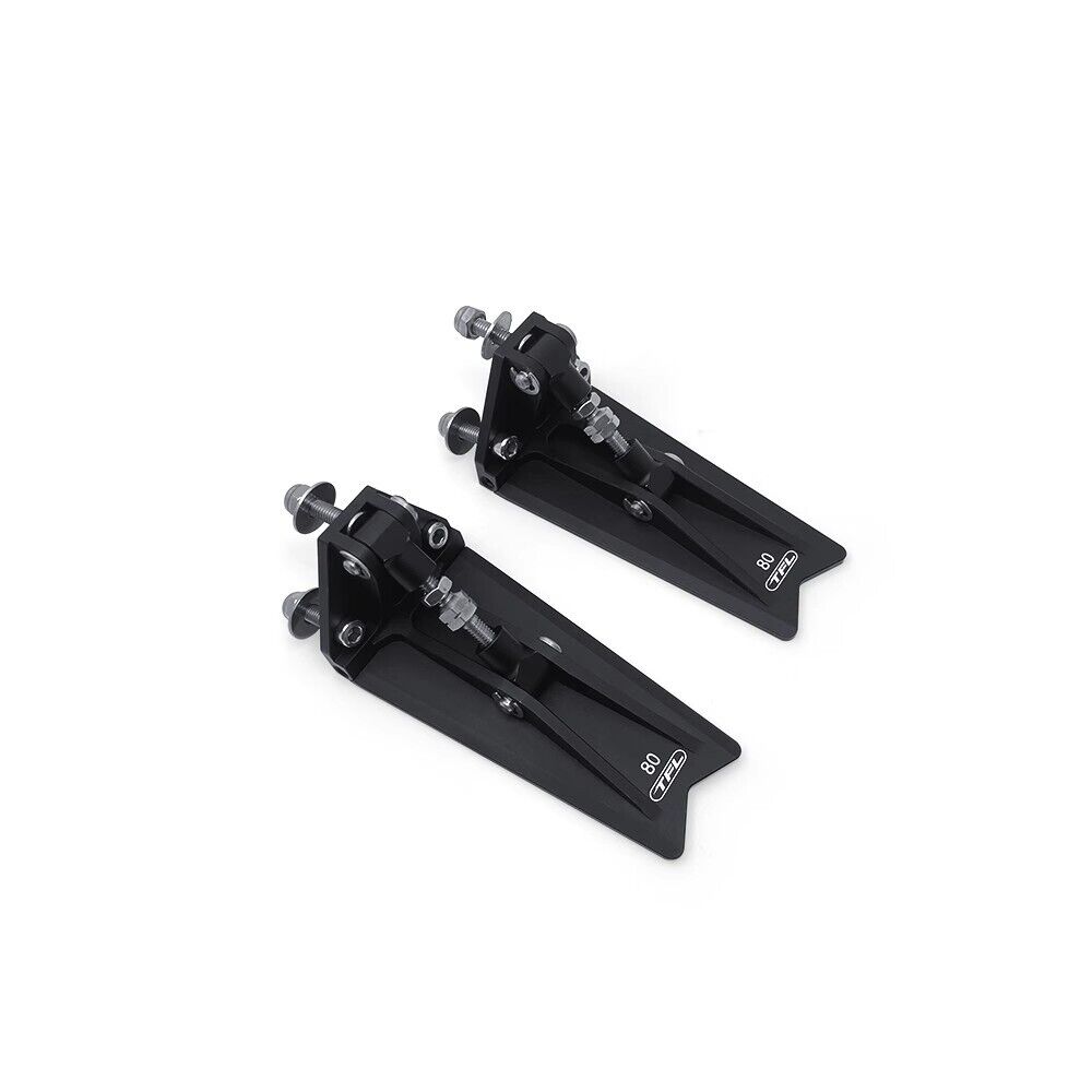 A pair of Realistic aluminum Adjustable angle Trim Tab parts for RC model boat