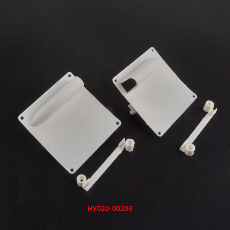 1 Pair White Plastic Servo Covering Plate Cover Board For RC Fixed Wing Airplane