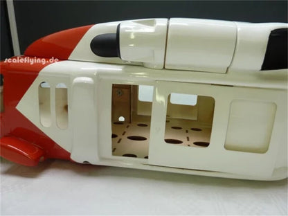 HH-60 500 Coast Guard RC Helicopter Fuselage 500 Size JAYHAWK HH60 Fuselage