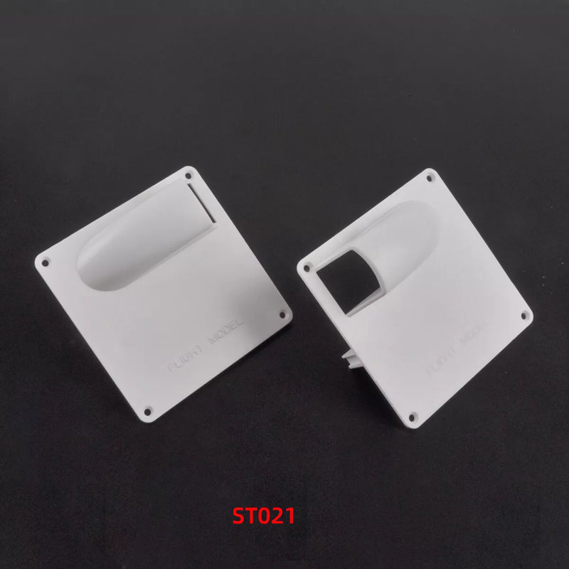 1 Pair White Plastic Servo Covering Plate Cover Board For RC Fixed Wing Airplane