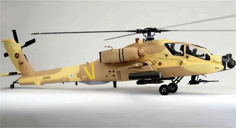 700 AH-64 ARF Desert Drab RC Helicopter Fuselage 700 Size SM2.0 Kit Version