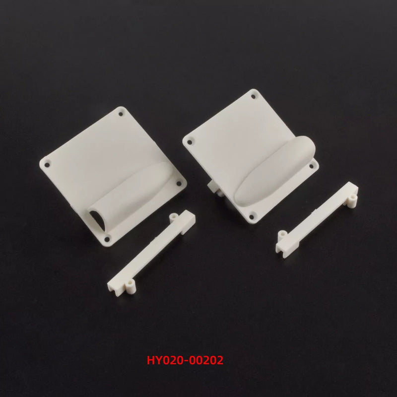 1 Pair White Plastic Servo Covering Plate Cover Board For RC Fixed Wing Airplane