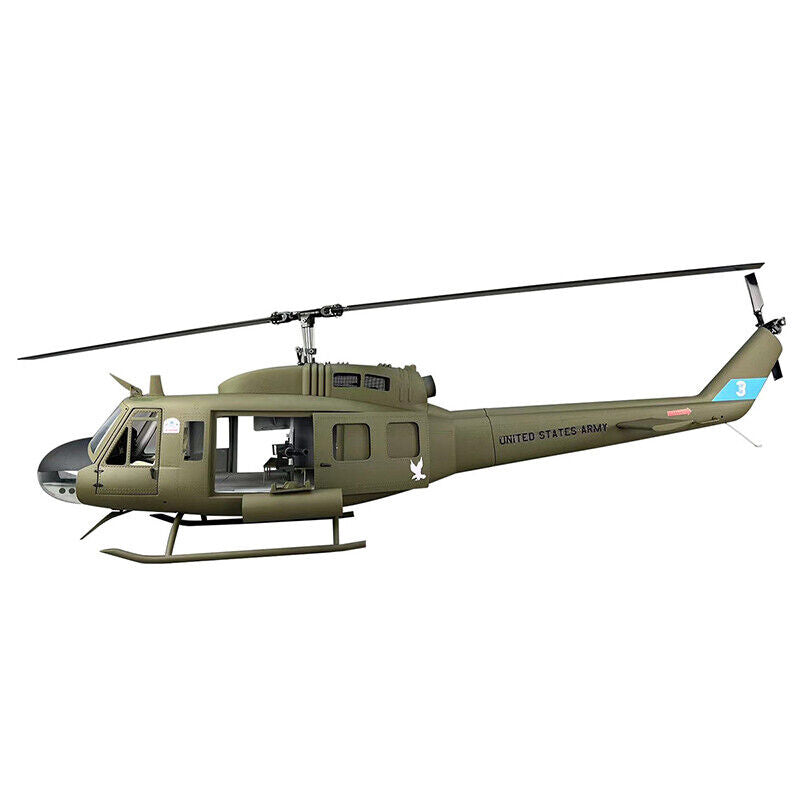 800 UH-1D Army ARF RC Helicopter Fuselage 800 Size UH1D SM2.0 Military Kit