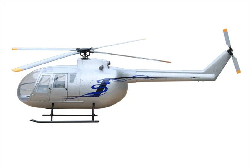 800 bo-105 ARF FTO RC Helicopter Fuselage 800 bo-105 kit hsm800 silver blue