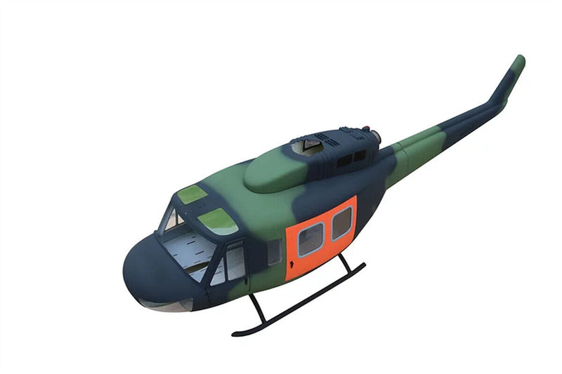 800 ARF SAR UH-1D RC Helicopter Fuselage 800 Size UH1D SM2.0 German Army Kit
