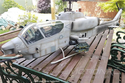 Cobra Navy AH-1W 700 ARF RC Helicopter Fuselage AH-1 Grey with Scale Rotor Head