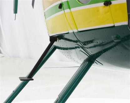 LA Sheriff 800 MD-500E ARF RC Helicopter Fuselage Yellow Green Painting V2 Kit