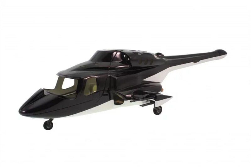 Black Airwolf RC Helicopter 500 Fuselage Suitable for T-Rex 500 Model 500 Size