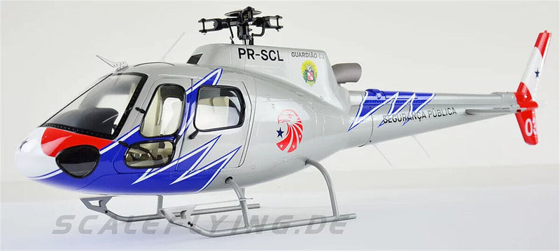 700 Yard AS350 RC Helicopter Fuselage 700 Brazil V2 Version with Mechanical Model