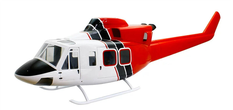 800 WBR B 412 ARF RC Helicopter Fuselage B412 LA Fire & Rescue 800 Size Scale