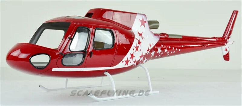 Air Zermatt 600 AS-350 RC Helicopter Fuselage 600 Size AS350 Ecureuil Airzermatt