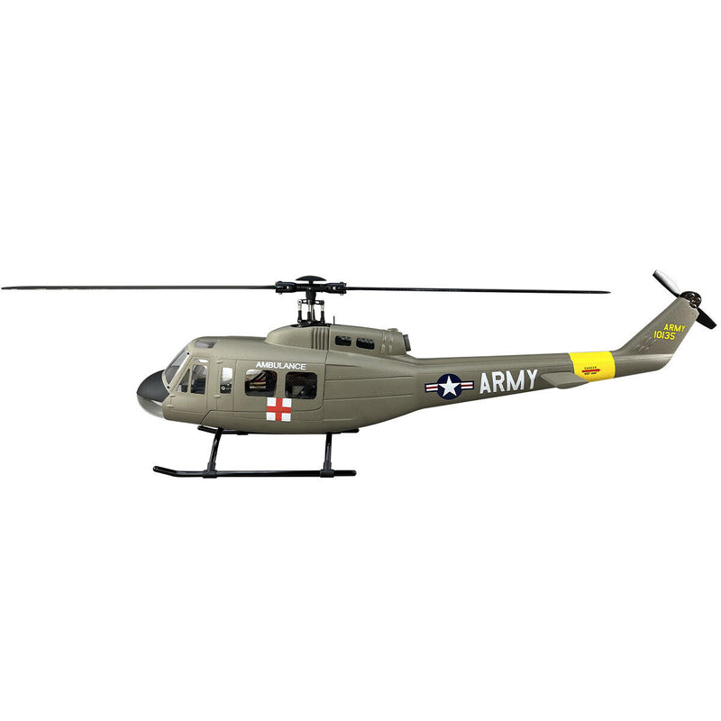 470 Size UH-1D Army RTF Remote Control Helicopter X1 Helicopter Intelligent Control System