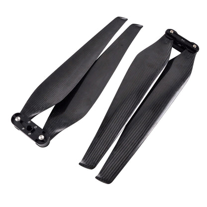 1 pair of carbon folding paddles fits Hobbywing X8/X8plus/X9/X9Max/X11 power systems